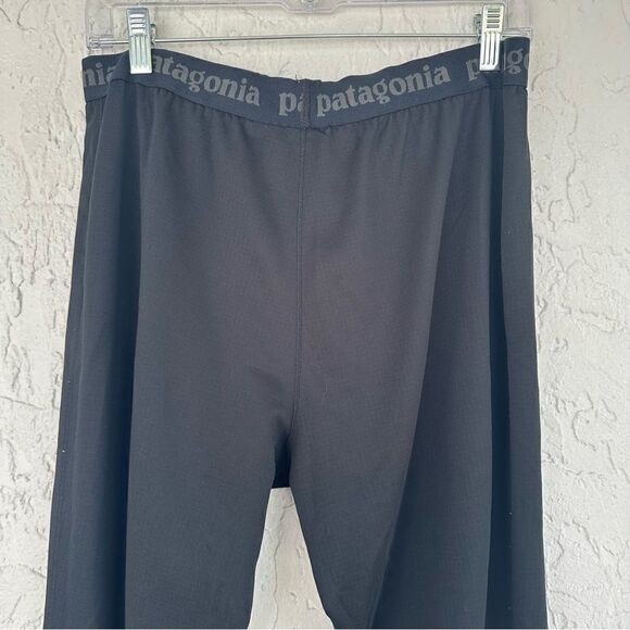 PATAGONIA Bottoms Men’s Size Capilene Baselayer Midweight Polartec Black - Picture 3 of 9